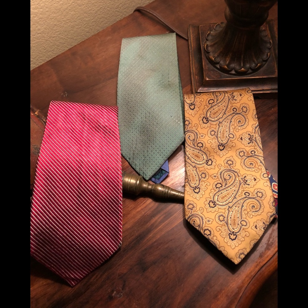 ⭐️Host Pick⭐️ Ralph Lauren & Hilfiger tie bundle